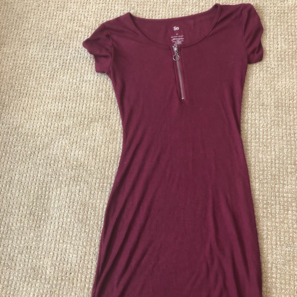Quarter zip dress